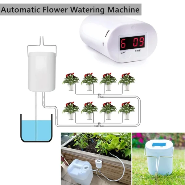 Automatic Watering Pump Controller Intelligent Flowers Plants Sprinkler Drip Irrigation Device Pump Timer System Garden Tools - Image 2
