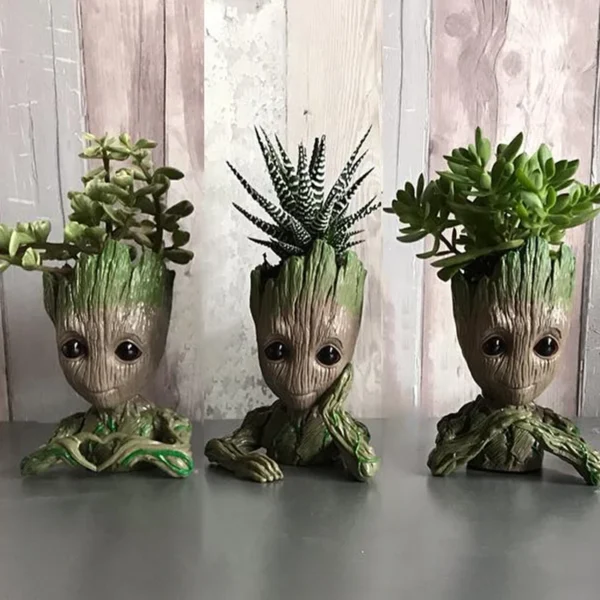 Home Decoration Groot Planter Flower Pots For Indoor Flowers Pot Tree Man Ornaments Anime Figure Statue Art Crafts Kid Men Gifts - Image 2
