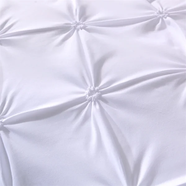 Queen Comfort Set 3Pieces, Gray Bed in a Bag Comforter Set for Bedroom, Beddding Sets without Comforter, Duvet cover&Pillowcases - Image 2