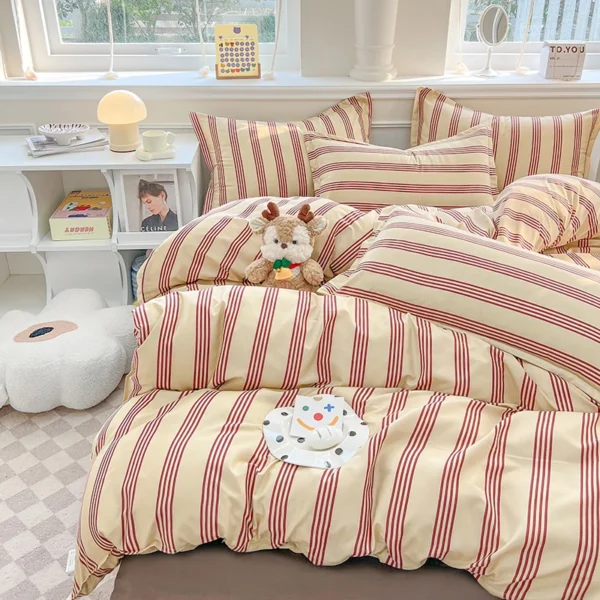 3pcs printed duvet set (1* duvet set + 2 * pillowcase, no core), bedding set, soft and comfortable, all-season - Image 2