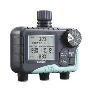 RainPoint Newest 3-Outlet Water Timer Independent Control Program Digital Garden Sprinkler