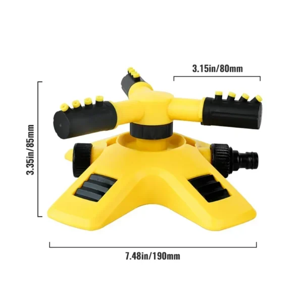NEW 360 Degree Automatic Rotating Garden Lawn Sprinkler Yard Garden Large Area Coverage Water Sprinkler Irrigation Water Sprayer - Image 6