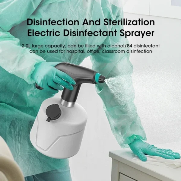2L Agricultural Electric Spray Household Automatic Water Spray Disinfection Spray Garden Irrigation Tools Electric Watering Can - Image 6