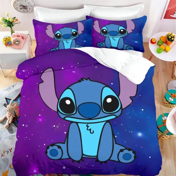 Duvet Cover Stitch Bedding Set Anime Sets Famous Comforter Bed Linen Twin Queen King Single Size Dropshipping Gift - Image 4