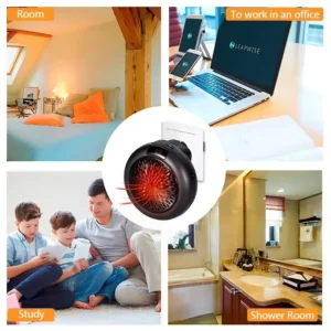 Smart Home Portable heater Personal Mini Room Office PTC Fan Air heater Wall mounted space electric heater