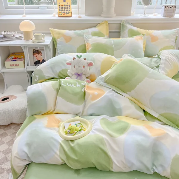 3pcs printed duvet set (1* duvet set + 2 * pillowcase, no core), bedding set, soft and comfortable, all-season - Image 3
