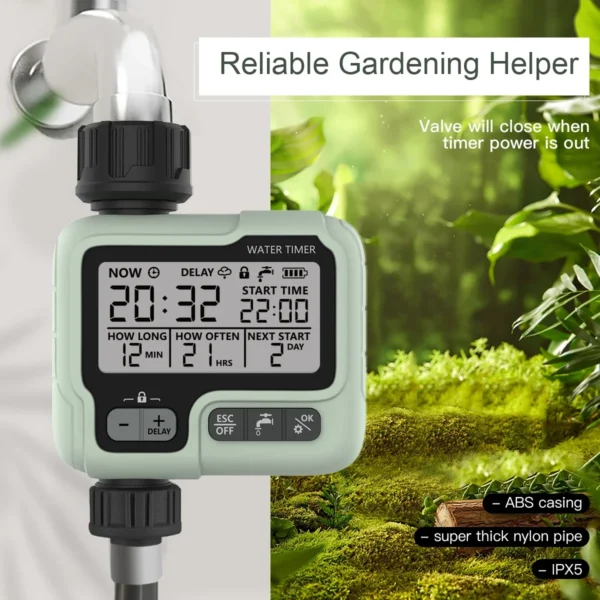 Automatic Water Timer Garden Digital Irrigation Machine Intelligent Sprinkler Used Outdoor to Save Water&Time - Image 5