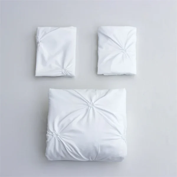 Queen Comfort Set 3Pieces, Gray Bed in a Bag Comforter Set for Bedroom, Beddding Sets without Comforter, Duvet cover&Pillowcases - Image 5