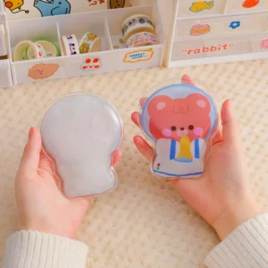 6PCS Cute Cartoon Hand Warmer Winter Portable Self-heating Pack Reusable Lightweight Instant Heat Pad Outdoor Gel Hand Warmer