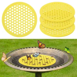 Floating Bee Island-Bee Waterer Bee Insect Drinking Tray Beekeeping Setups Luring Insect Waterer Island Tray For Outdoor Garden