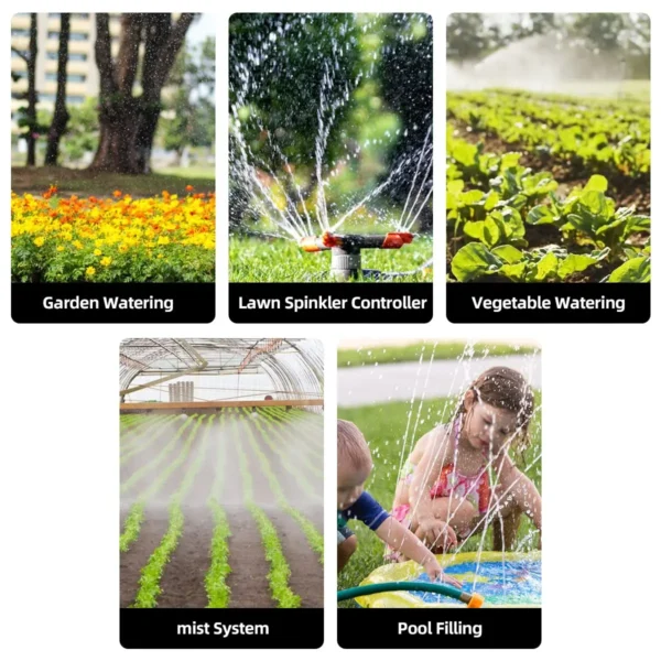 Garden Watering Timer Ball Valve /Solenoid Valve Irrigation Controller Home Garden Automatic Watering Electronic Valve - Image 6