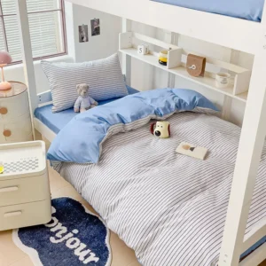 3pcs washed comforter Set for Bedroom Apartment Student dormitory Simple popular multi-size (1pc comforter set +2pcs pillowcase)