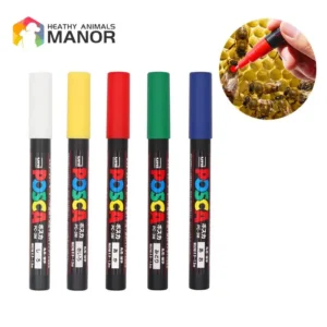 1Pcs Beekeeping Mark Pen Queen Bee Marker 5 Colors Optional Not Fade Bee Identification Equipment Beekeeping Tools