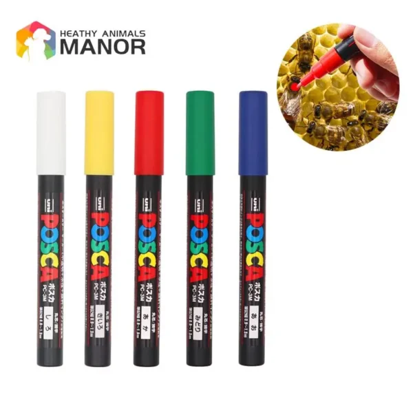 1Pcs Beekeeping Mark Pen Queen Bee Marker 5 Colors Optional Not Fade Bee Identification Equipment Beekeeping Tools