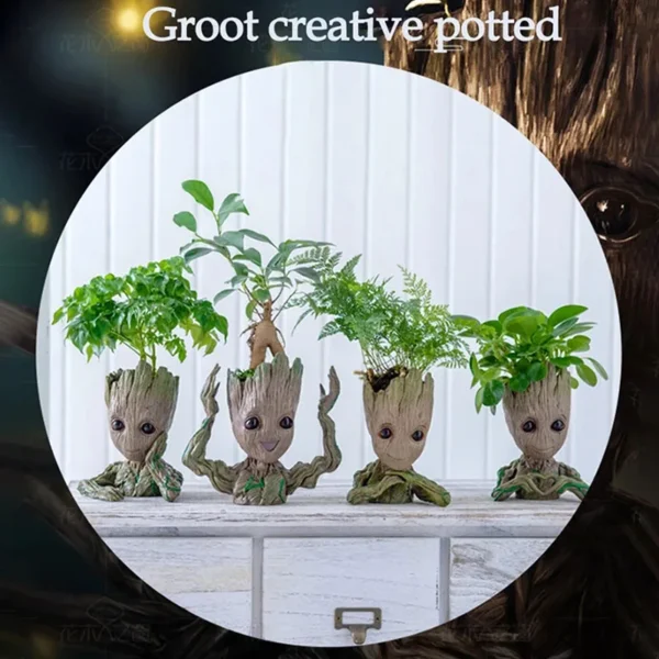 Home Decoration Groot Planter Flower Pots For Indoor Flowers Pot Tree Man Ornaments Anime Figure Statue Art Crafts Kid Men Gifts - Image 6
