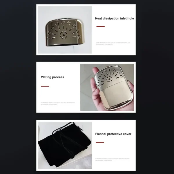 Reusable Hand Warmer Portable Fuel Catalytic Warmer Metal Alloy Pocket Winter Heater for Home Office Outdoor Camping Fishing - Image 6