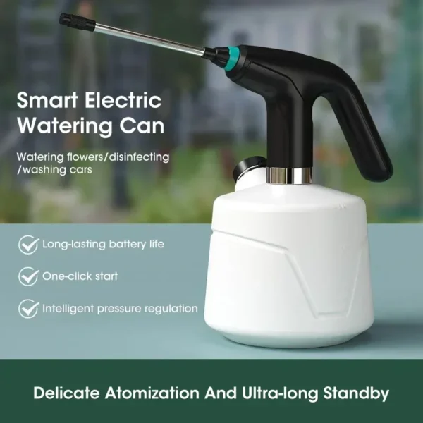 2L Agricultural Electric Spray Household Automatic Water Spray Disinfection Spray Garden Irrigation Tools Electric Watering Can - Image 4