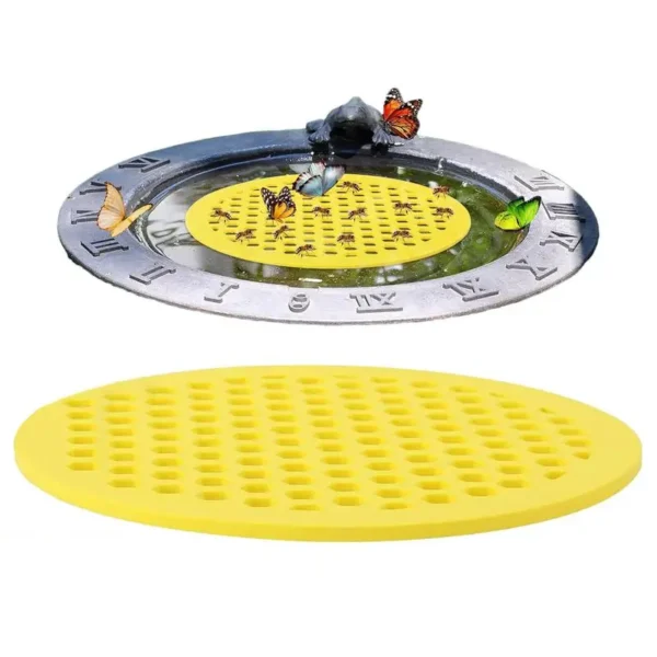 Floating Bee Island-Bee Waterer Bee Insect Drinking Tray Beekeeping Setups Luring Insect Waterer Island Tray For Outdoor Garden - Image 2