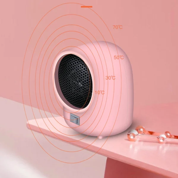 400W Mini Electric Heater 2-speed 3S Quick Heating Home Electric Heater 220V/110V Hot Fan Heater Overheating Protection Air Heat - Image 4